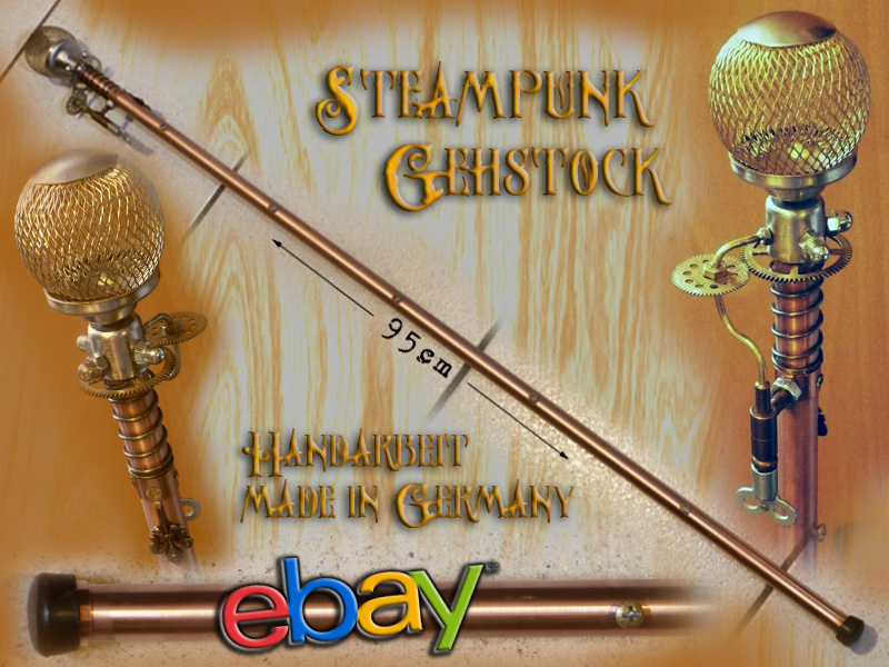 eBay Steampunk Gehstock